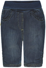 Steiff Girls Jeans, mørkeblå denim