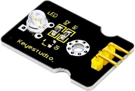 Brand New Keyestudio Digital White LED-Lichtmodul kompatibles Board für Arduino - Schwarz