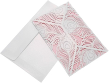 10pcs romantische Einladung Karten + 10pcs Innere Blätter + 10pcs weiße Umschläge Hochzeit Bankett-Dekoration