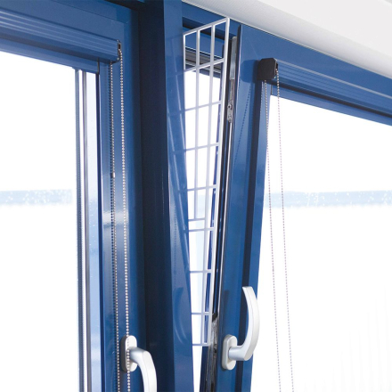 Trixie Schutzgitter für Fenster, Seitenteil - Komplettset Schutz oben (1 Teil) & seitlich (2 Teile)