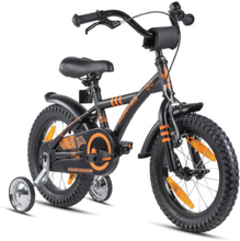PROMETHEUS BICYCLES ® Børnecykel 14 tommer Sort Matt & Orange