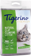 Zum Sparpreis! Tigerino Premium Katzenstreu 2 x 12 kg - Special Edition: Fresh Cut Grass
