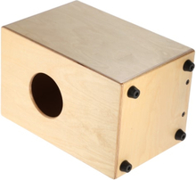 ammoon aus Holz Cajon Hand Drum Kinder Box Drum Persussion Instrument mit Stacheln Gummifüße 23 * 24 * 37 cm