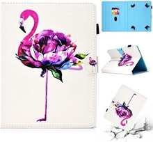 Patterned 10-inch Tablet Universal PU Leather Card Slots Case for iPad 9.7 (2018) / Lenovo Tab 4 10