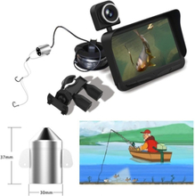 "4.3"" HD TFT LCD Monitor Bildschirm Nachtsicht Fisch Sucher DVR Video 6 Infrarot LED Unterwasser Fischen Kamera + Überwasser Kamera Weitwinkel 20m Kabel"
