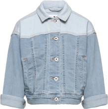 Kids Girls Outerwear Outerwear Jackets & Coats Denim Jacket Blå Abercrombie & Fitch*Betinget Tilbud