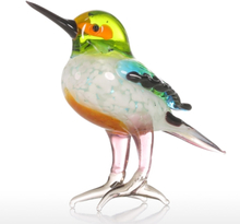 Tooarts Tiny Bird Geschenk Glas Ornament Tierfigur Handblown Home Decor
