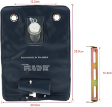 12V Universal Windschutzscheibe Unterlegscheibe Pumpen Tasche Kit mit Jet-Schalter für Oldtimer
