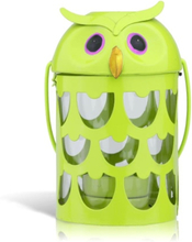 Owl Kerzenhalter (grün) Hurrikan Lampe Praktische Verzierung Kreative Verzierung von Einrichtungs Artikel
