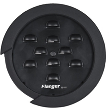 Flanger FS-08 Gitarre Soundhole Schalllochabdeckung Block Feedback Buffer Black für EQ Akustische Folkgitarren