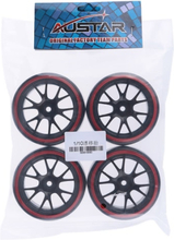4pcs Satz 1 10 Drift Car Tires Harte Reifen für Traxxas Tamiya HSP HPI Kyosho auf der Straße Treiben Auto