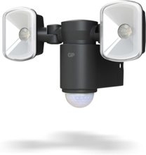 Trådlös utomhusbelysning GP Safeguard RF2.1 med två lampor och rörelsesensor