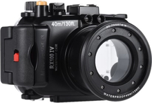 MEIKON SY-16 40m / 130ft Wasser wasserdichte Kamera-Gehäuse Schwarz Wasserdichte Kameratasche für Sony RX100 IV