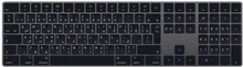 Apple Magic Keyboard With Numeric Trådløs Tastatur Arabisk Grå; Sort