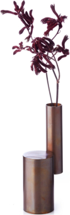 Balance Vase / Candleholder Home Decoration Candlesticks & Tealight Holders Brun Applicata*Betinget Tilbud