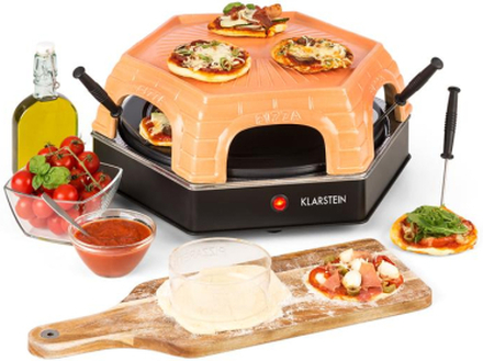Capricciosa Pizzaugn 1500W Kåpa i Terrakotta Värmehållningsfunktion