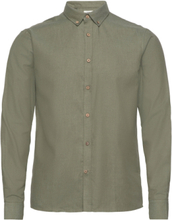 Sdpete Sh Tops Shirts Casual Khaki Green Solid