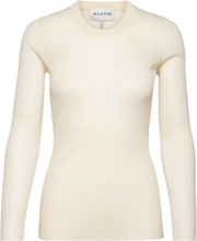 "Devise Tops Knitwear Jumpers White Munthe"