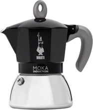 Bialetti - Moka induksjon espressokoker 4 kopper svart