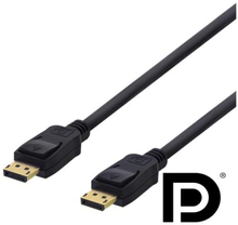 DisplayPort 1.2 ha-ha Svart 2m 4K