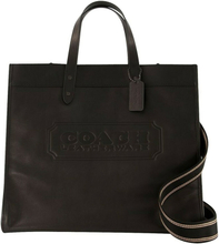 Field Tote 40 in Black Leather