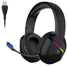 GS401 Surround Sound Gaming Headset med mikrofon til pc-telefontablet, USB 7.1