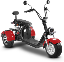 Elscooter Trehjuling - Röd 2000W