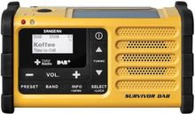 Sangean Dynamoradio för FM- och DAB+-signal