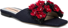 Mella Denim Shoes Summer Shoes Sandals Svart Custommade*Betinget Tilbud