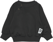 Basic Solid Sweatshirt Tops Sweatshirts & Hoodies Sweatshirts Black Mini Rodini
