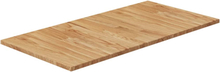 vidaXL Bänkskiva för badrum ljusbrun 80x40x1,5cm massivt trä