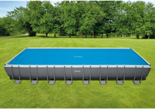 INTEX Poolöverdrag solenergi blå 960x466 cm polyeten