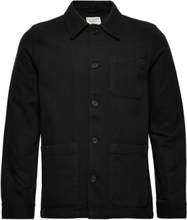 Barney Worker Jacket Designers Overshirts Black Nudie Jeans
