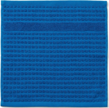 Check Vaskeklud Home Textiles Bathroom Textiles Towels & Bath Towels Face Towels Blue Juna