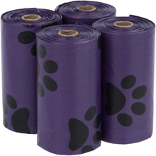 Hundekotbeutel mit Duft - 4 Rollen à 15 Beutel lila, Lavendel