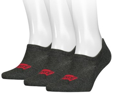 Levis 3 stuks Footie High Rise Batwing Logo Socks