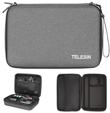 TELESIN GP-PRC-311 Stor størrelse bærbart stødsikkert kamera bæretaske Lynlås opbevaringstaske med h