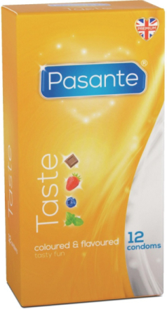 Pasante Taste: Kondomer, 12-pack
