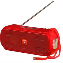 T&G TG280 TWS Solar Bluetooth-højttaler Trådløs højttaler med lommelygtestøtte TF / FM / 3,5 mm AUX