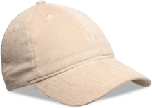 Low Profile Corduroy Cap Accessories Headwear Caps Beige Wood Wood*Betinget Tilbud