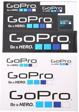 9 stk/sæt til GoPro Hero-kamera-dekaler Klistermærker, grafisk klæbende sæt