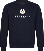 Belstaff Signature Crewneck Sweatshirt Designers Sweatshirts & Hoodies Sweatshirts Navy Belstaff
