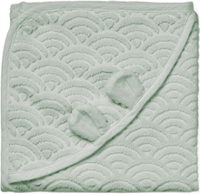 Towel, Baby, Hooded W/ Ears Home Bath Time Towels & Cloths Towels Grønn Cam Cam Copenhagen*Betinget Tilbud