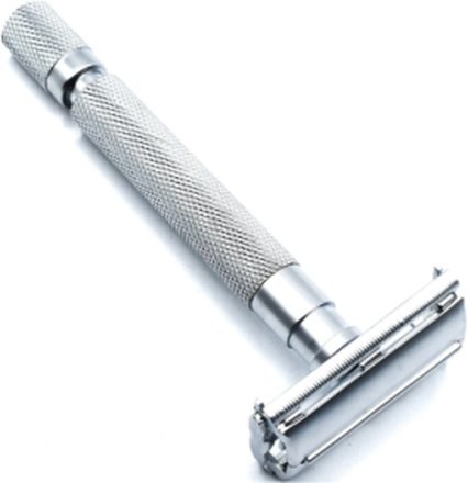 Parker 74R-Sc Satin Chrome Textured Heavy Weight Butterfly O Beauty Men Shaving Products Razors Silver Parker