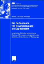 Die Performance von Privatisierungen am Kapitalmarkt