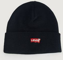 Levi's Lue Red Batwing Embroidered Slouchy Beanie Svart