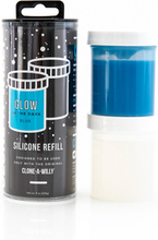 Clone-A-Willy - Refill Glow in the Dark Blue Silicone