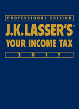 J.K. Lasser's Your Income Tax 2017, Professional Edition