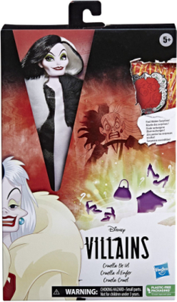 Disney Villains Cruella De Vil Fashion Doll Toys Dolls & Accessories Dolls Multi/mønstret Disney Princess*Betinget Tilbud