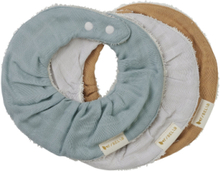 Ruffle Bib - Galaxy - 3 Pack Baby & Maternity Care & Hygiene Dry Bibs Multi/patterned Fabelab